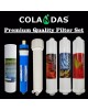 Colandas Replaceable Filter Kit (Inline Sediment, Inline Pre-Carbon, Inline Post Carbon, PP Sediment Filter, RO Membrane 100 GPD, Membrane Housing) Suitable for All Types of Water purifiers Colandas Replaceable Filter Kit (Inline Sediment, Inline Pre-Carbon, Inline Post Carbon, PP Sediment Filter, RO Membrane 100 GPD, Membrane Housing) Suitable for All Types of Water purifiers